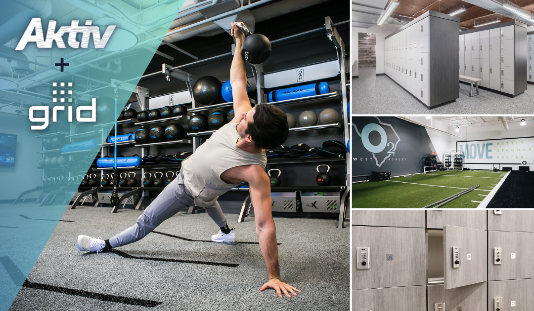 Aktiv and GRID lockers and gym flooring partnership