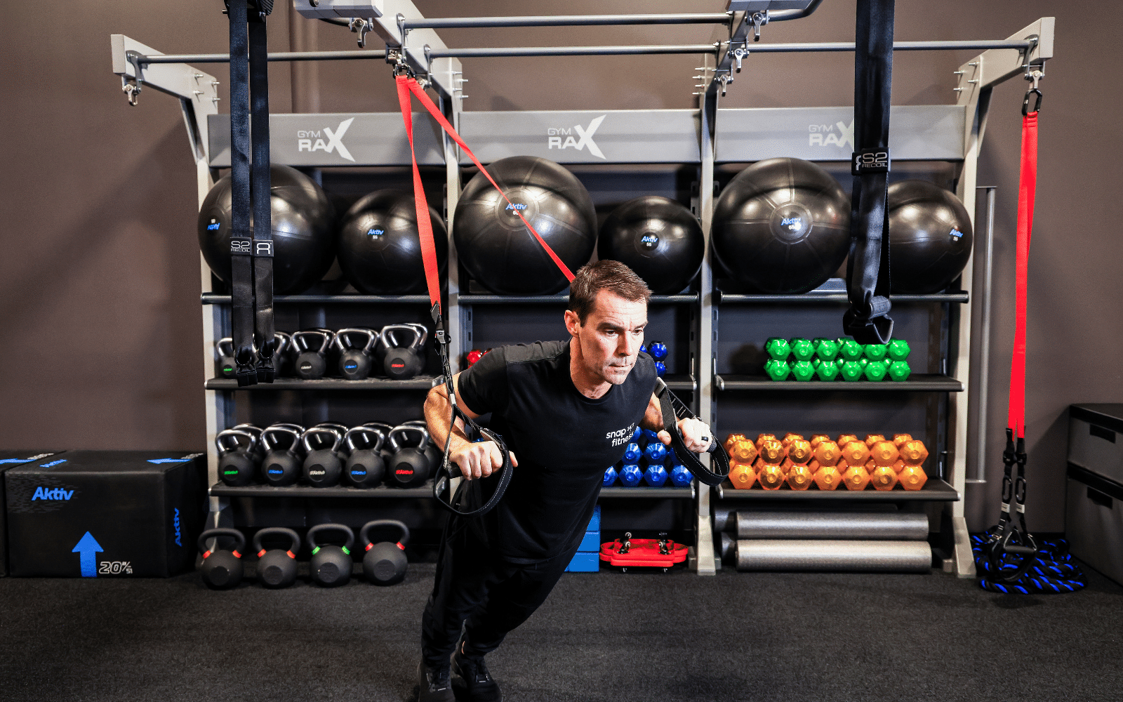 Gym Rax storage and suspension at Snap Fitness Crofton